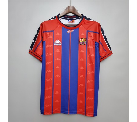 Barcelona 97/98 Home Red&Blue Soccer Jersey